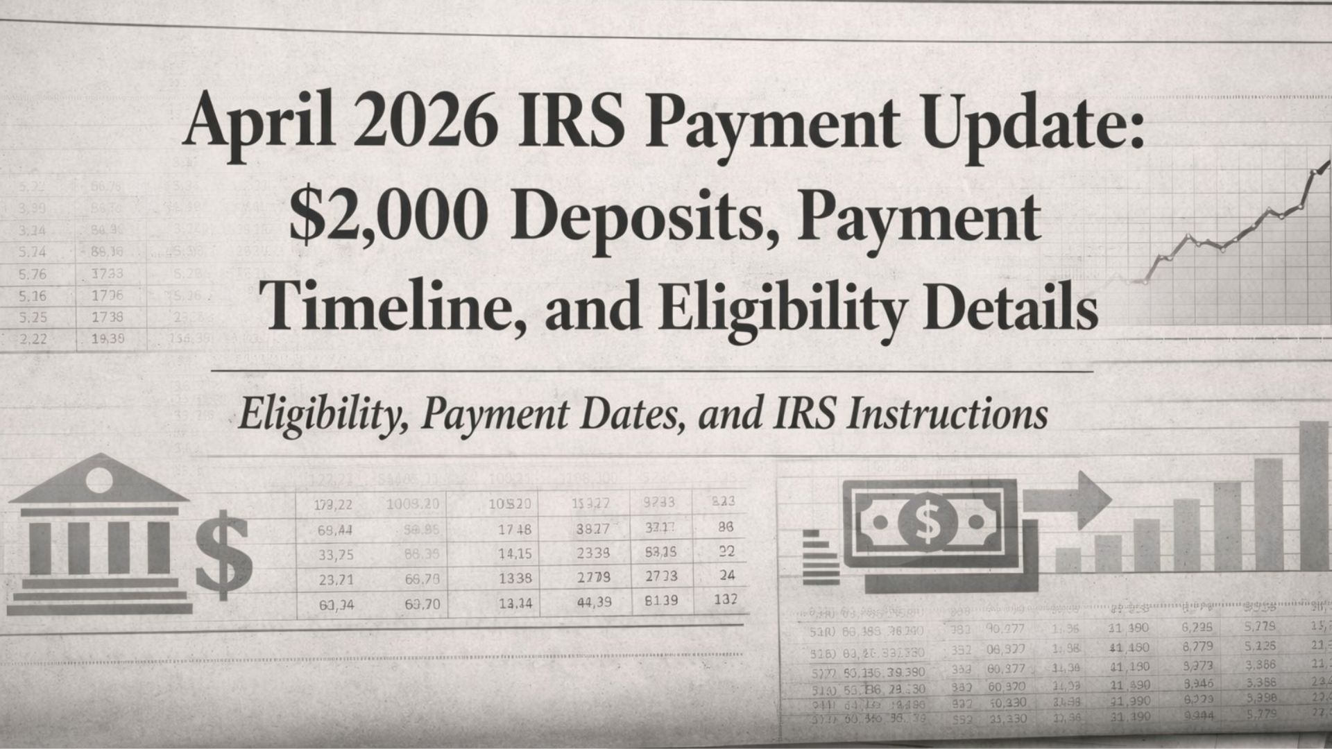 $2,000 Deposits, Payment Timeline, and Eligibility Details