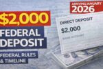 Federal $2000 Deposit Arriving April 2026: Complete Guide for Beneficiaries